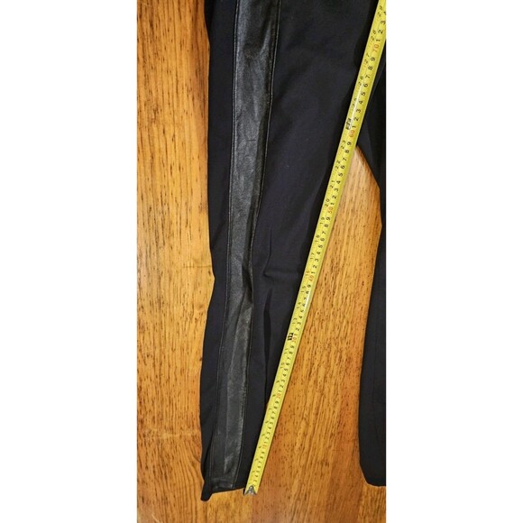 Athleta Leggings Womens Black Faux Leather Tux Metro Athleisure Pants Medium M - Picture 7 of 11